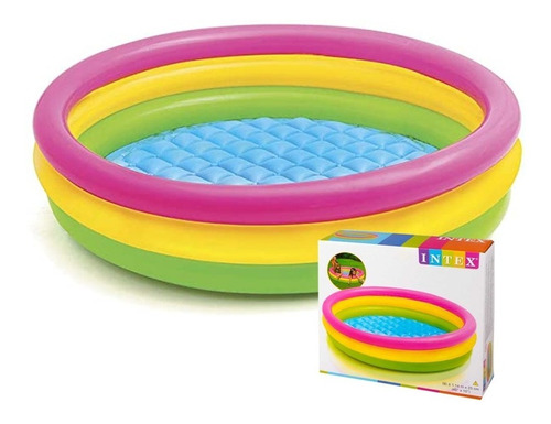 Piscina Intex Inflable 114 X 25 Cm Niños Jardin Casa