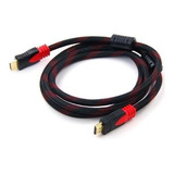 Cable Hdmi 2mt Mallado Full Hd Con Filtro