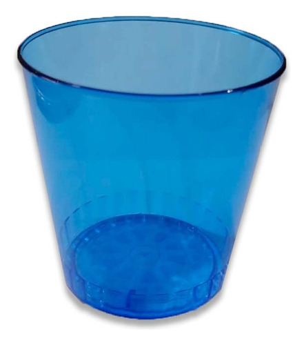  Vaso Acrilico Plastico Conico Translucido Transparente X25