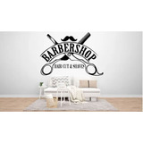 Sticker Barber Shop Hair Cut Vinil Decorativo