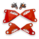 Ktm Embellecedor Posapie Duke 250 Y 390 2024 Naranja