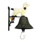 Figura Decorativa Campana Perro Labrador / Dco