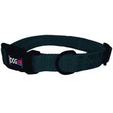 Collar Perro Nylon Dogline Grande Turquesa Oscuro