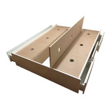 Base Box Sommier 6 Cajones Y Baulera De 1,40 X 1,90  