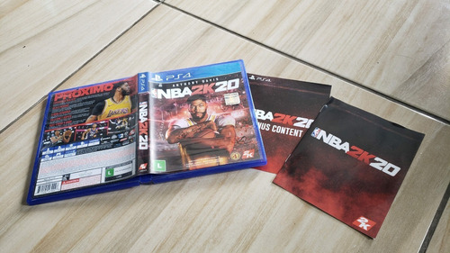 Nba 2k20 Do Ps  4 Só A Caixa + Manual. T1