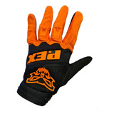 Guantes Punto Extremo Motocross Enduro Naranja Mx Vxv