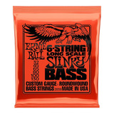 Encordado Ernie Ball Slinky 6 Cuerdas Para Bajo Electrico