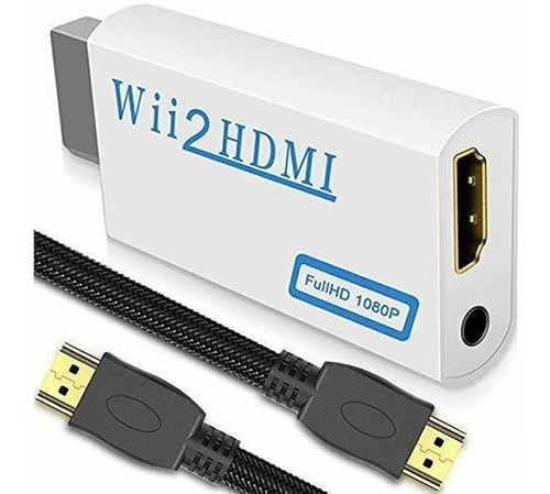 Convertidor Wii2 Con Cable Hdmi De 9.0 Pies