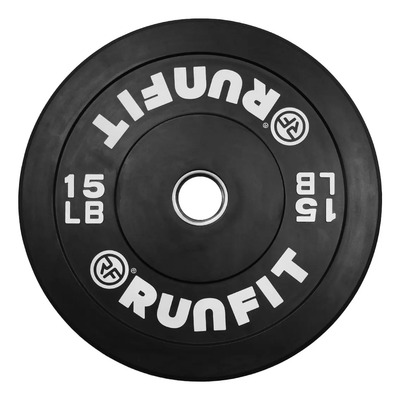 Par Discos Runfit Pro Bumper 15lbs Gym Crossfit | Meses sin interés