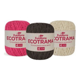 Kit 3 Barbante Ecotrama 8/8 200g 340m A Sua Escolha Euroroma