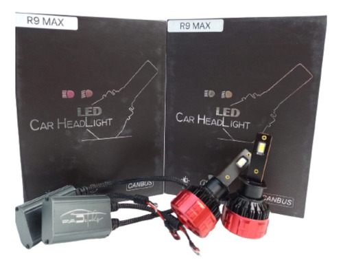 Kit De Luces R9 Max H1, H3, H7, H11, 9005/6  100,000 Lumens