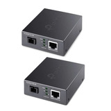 Kit Conversor De Mídia Wdm Gigabit Sc Fc311a E Fc311b Tplink