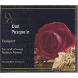 Donizetti - Don Pasquale - Corena Panerai Muti -  2 Cds.