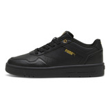 Zapatilla Puma Court Classic Jr Negro Niñas