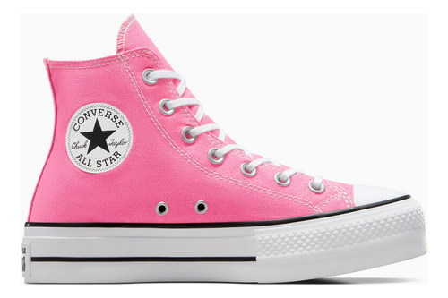 Tenis Mujer Converse Plataforma All Star Lift High Rosa 