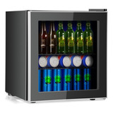 Mini Refrigerador Para 60 Latas Con Puerta De Vidrio Gpl