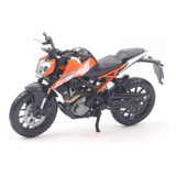 Bburago Ktm 250 Duke 1/18 Naranja Modelo Fundido A Presión 