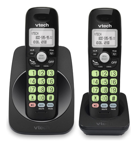 2 Teléfono Inalámbrico Vtech Vg101-21 Dect 6.0 Oficina-hogar