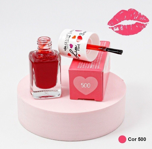 Lip Tint Vegano 3 Em 1 Max Love - Batom Blush Hidratante