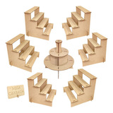 Kit Mesa De Dulces Candybar En Mdf Muebles Para Cupcakes P8