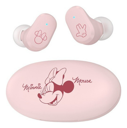 Minie Mouse Fone De Ouvido Tws Bluetooth5.3 Stereo Disney Cor Minnie