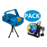 Proyector Láser + Bola Led Rgb: Pack Profesional