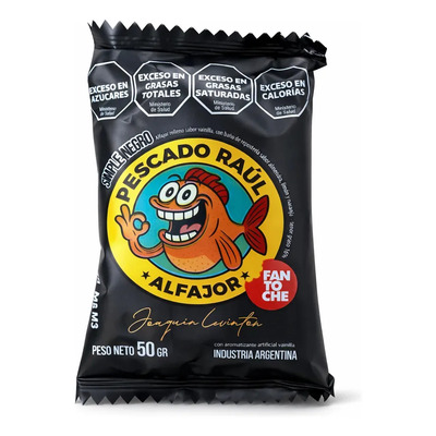 Alfajor Pescado Raul Joaquin Levinton Caja X 12 Chocolate | MercadoLibre