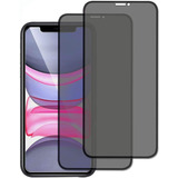 2 Piezas Mica Privacidad Cristal Templado Para iPhone XR/11