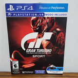 Gran Turismo Sport Ps4 Fisico Usado En Sobre 