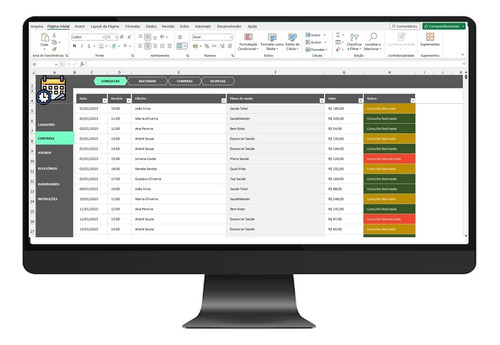 Planilha De Gestão De Clínicas Completa