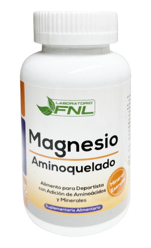 Magnesio Quelado (aminoquelado) Mayor Absorción 60 Caps Fnl