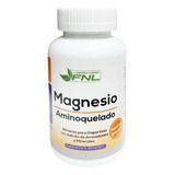 Magnesio Quelado (aminoquelado) Mayor Absorción 60 Caps Fnl