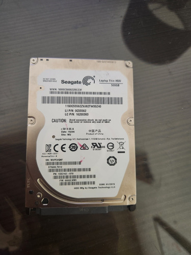 Memoria Laptop Thin Hdd 500gb Seagate 