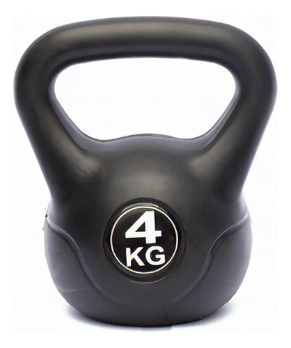 Pesas Rusas Kettlebell Athletic 4 Kg Fitness Entrenamiento Color Negro