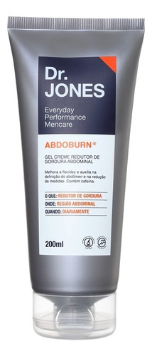 Gel Redutor De Gordura Abdoburn Dr. Jones