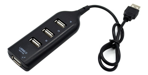 Hub Plano Usb 4 Puerto Usb 2.0 Jaltech Cod 10159