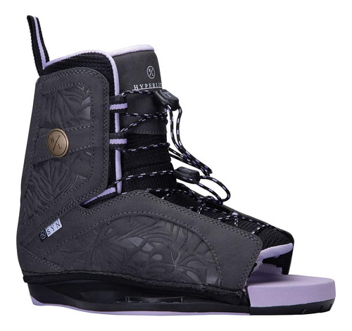 Syn Ot - Fijaciones Wakeboard Para Mujer, Color Negro/morado