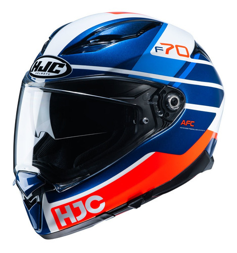 Capacete Hjc F70 Original C/ Viseira Solar Brinde Luva Couro