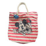 Cartera Bolso Playero Minnie Mouse Original Disney