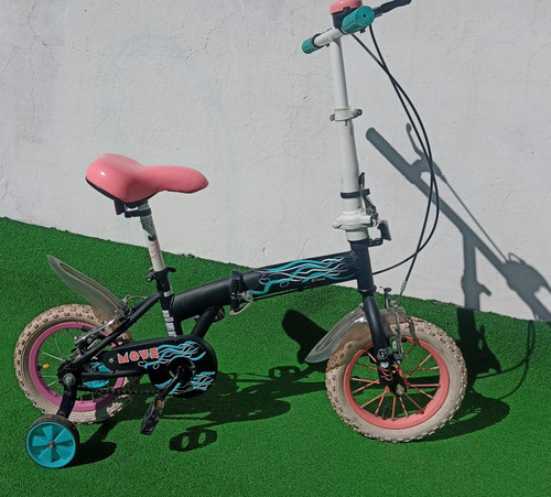 Bicicleta Bia Disney Plegable Rodado 12 Muy Poco Uso 