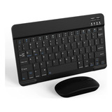 Teclado Abnt2 + Mouse Bluetooth Para Motorola Moto Tab G70