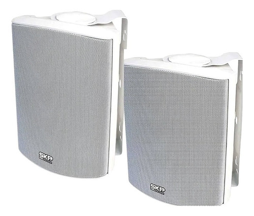 Set X2 Skp Sk-105 Blanco Soporte Local Comercio 5.25 75w Rms