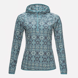 Poleron Mujer Lippi Jacaranda Nano-f 1/4 Zip Hoody Print Jad