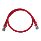 Kit 20 Un Cat6 100% Cobre Vermelho 20 Centímetros 