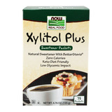 Now Foods Endulzante Xilitol Plus Con Betterstevia 75 Natural Sobres De 1.8g C/u 135g