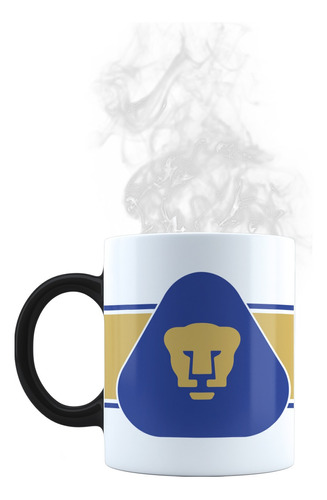 Taza Mágica Personalizada Pumas De La Unam Colección Regalo