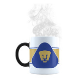 Taza Mágica Personalizada Pumas De La Unam Colección Regalo