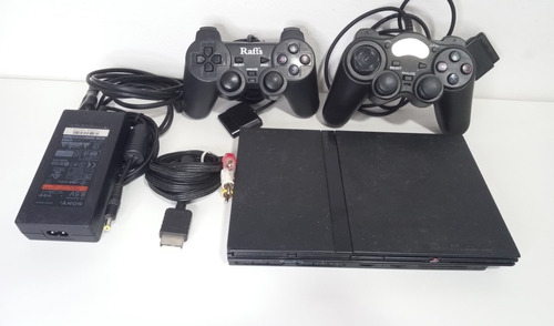 Console Playstation 2 Slim (com Defeito) + 2 Controles + Cabo Rca + Fonte