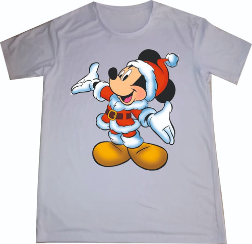 Camisetas Navideñas Navidad Mickey Mouse M 1