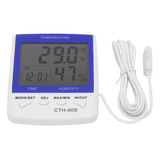 Medidor De Temperatura Y Humedad Cth609 Termómetro Digital